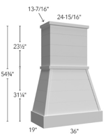 Picture of RHF36 FARMHOUSE HOOD Fusion Blanc