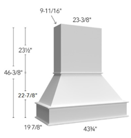 Picture of RHS42 TIMBER SIGNATURE HOOD Fusion Blanc